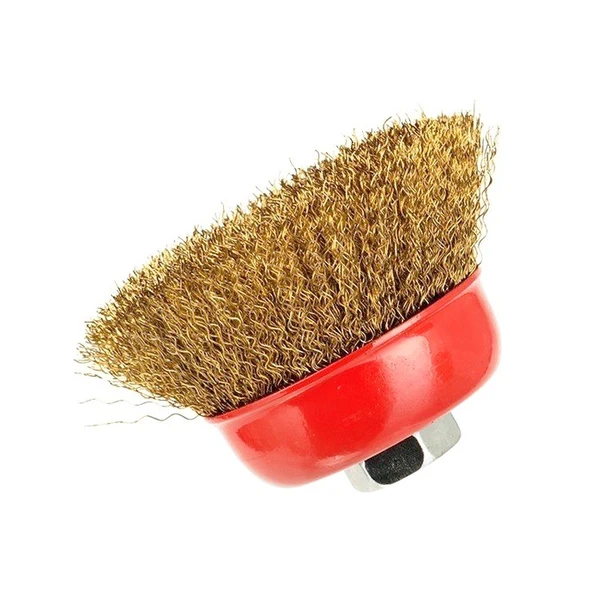 Çanak Tel Fırça Saçaklı 100mm - Resim 3