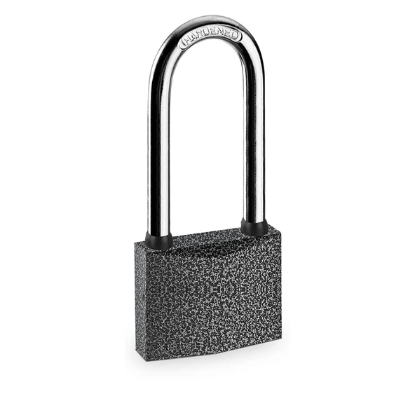 Asma Kilit Uzun Gri Döküm 63mm - Resim 2