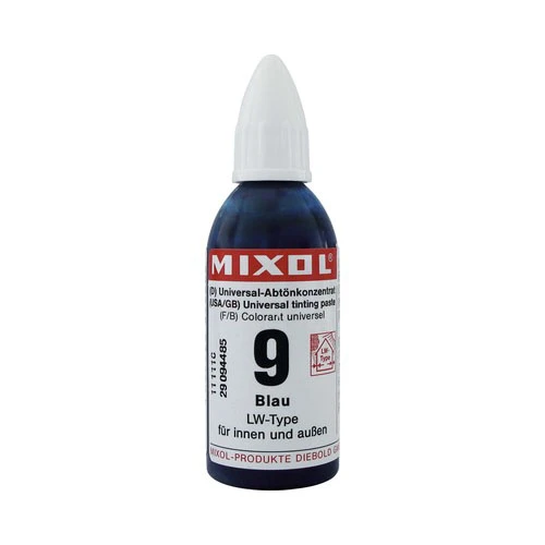 Mixol Renk Tüpü Mavi  No:9 - 20ml - 2