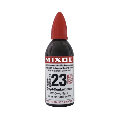 Mixol Renk Tüpü Koyu Kahve No:23 - 20ml - 3