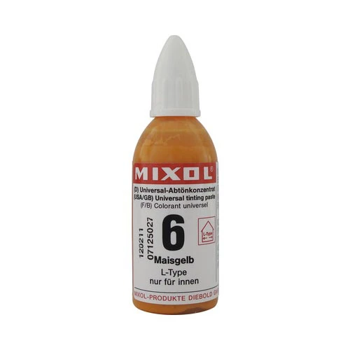 Mixol Renk Tüpü Mısır Sarısı Konsantre No:6 - 20ml ürün görseli 1