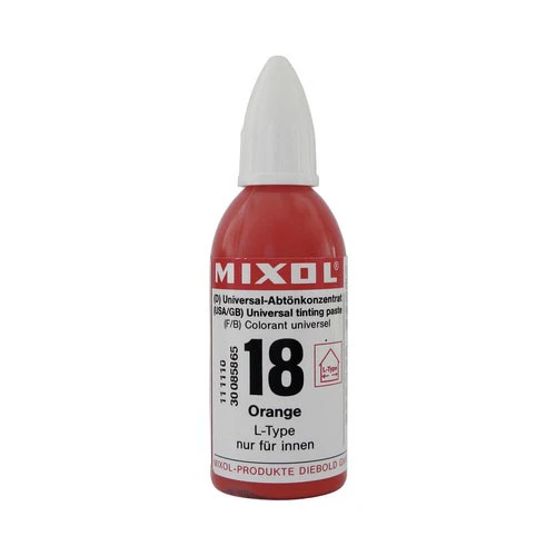 Mixol Renk Tüpü Turuncu No:18 - 20ml ürün görseli
