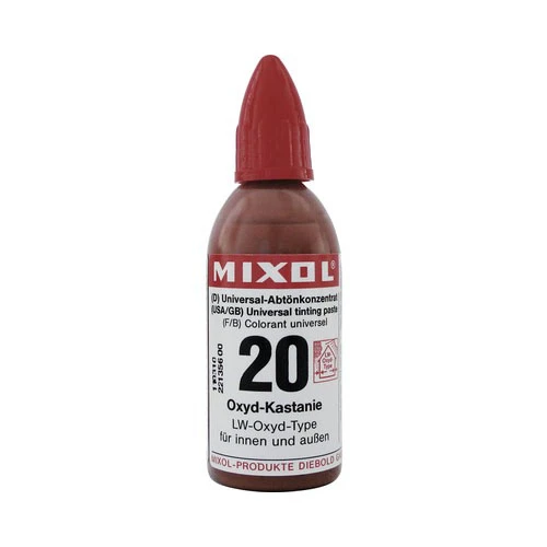 Mixol Renk Tüpü Kestane No:20 - 20ml - 2