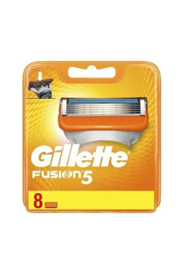 Gillette Fusion Tıraş Bıçağı 8li Yedek Karton Kutu