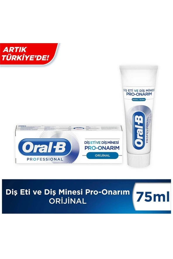 Oral-B Professional 75 ml Diş Eti Ve Diş Minesi Pro Onarım Orijinal Diş Macunu