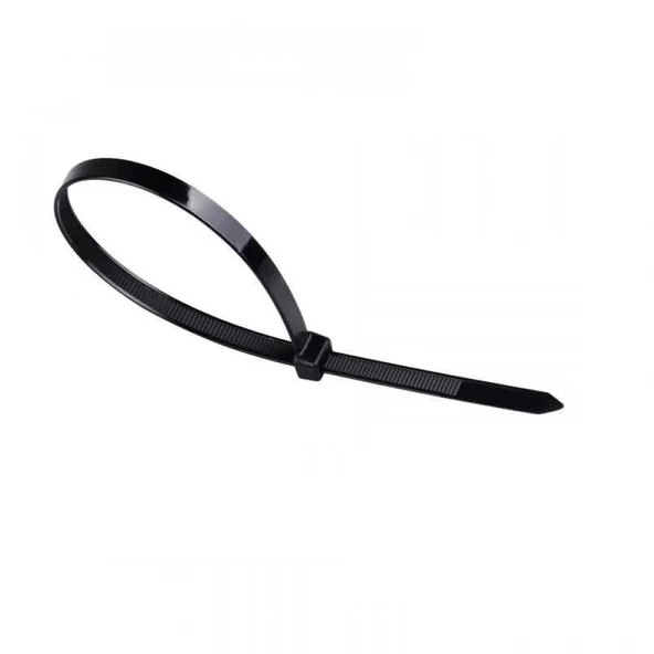 Cırt Kelepçe Kablo Bağı Siyah 3,6x250mm 100 Ad