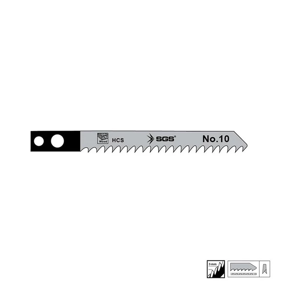 SGS Ahşap Dekupaj Ağzı 80mm x 7.9mm - 5 Adet (Pro)