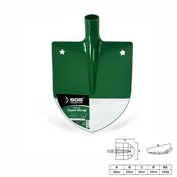 SGS İnşaat Küreği-Kürek 4No ürün görseli