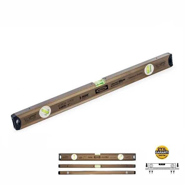 SGS Su Terazisi Alüminyum Mıknatıslı 70cm ürün görseli