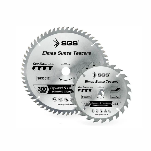 SGS Elmaslı Sunta Ahşap Kesme Daire Testere 150mm x 24T x 30.00mm - 2
