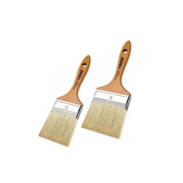 SGS Kestirme Fırça Ahşap Sap 4 No - Resim 2