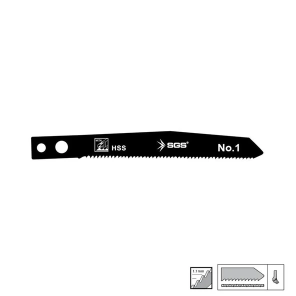 SGS Metal Dekupaj Ağzı 80mm x 7,9mm 5 Adet ürün görseli