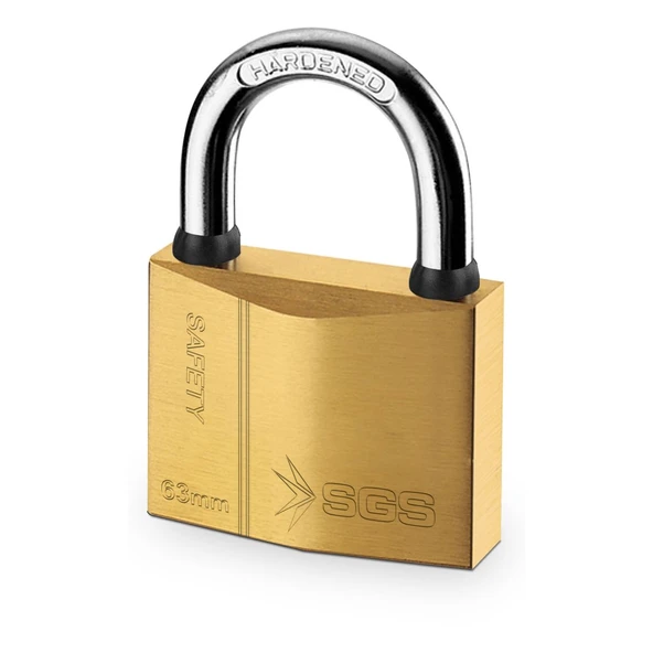 SGS Asma Kilit Sarı Kaplama 32mm ürün görseli