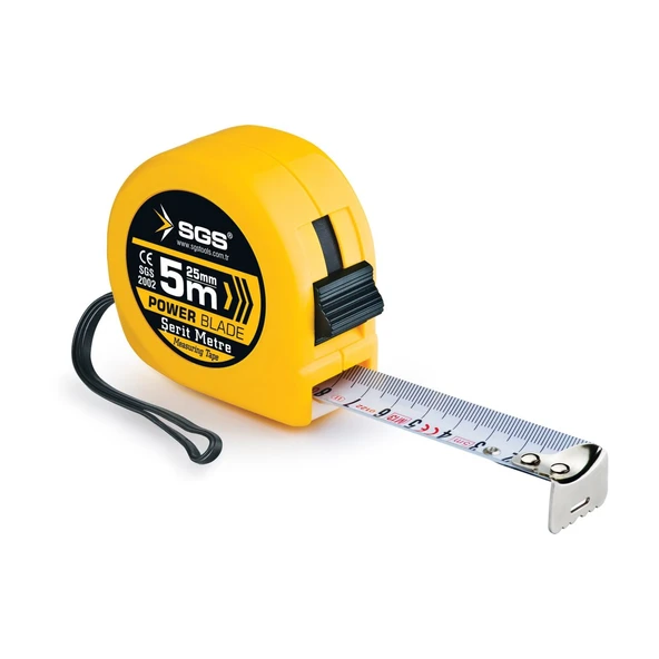 SGS Şerit Metre Çelik 5x25mm ürün görseli 1