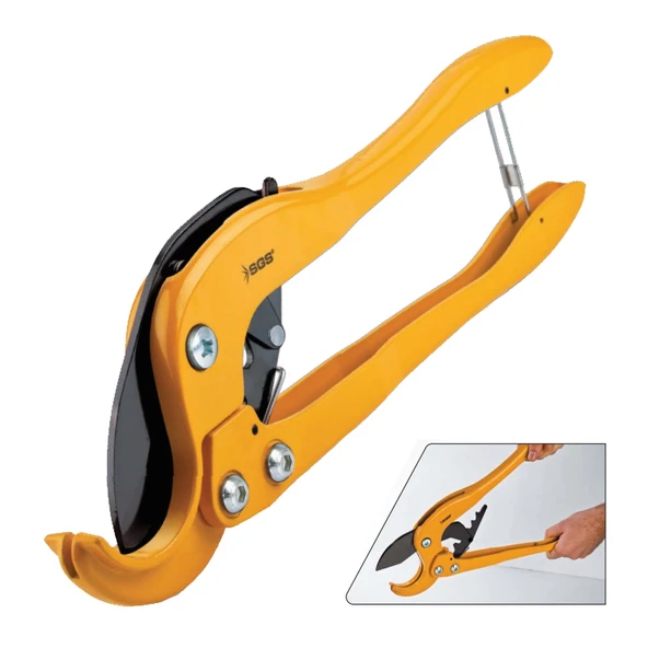 SGS Pvc Plastik Pprc Boru Kesme Makası PRO 63mm - Resim 2