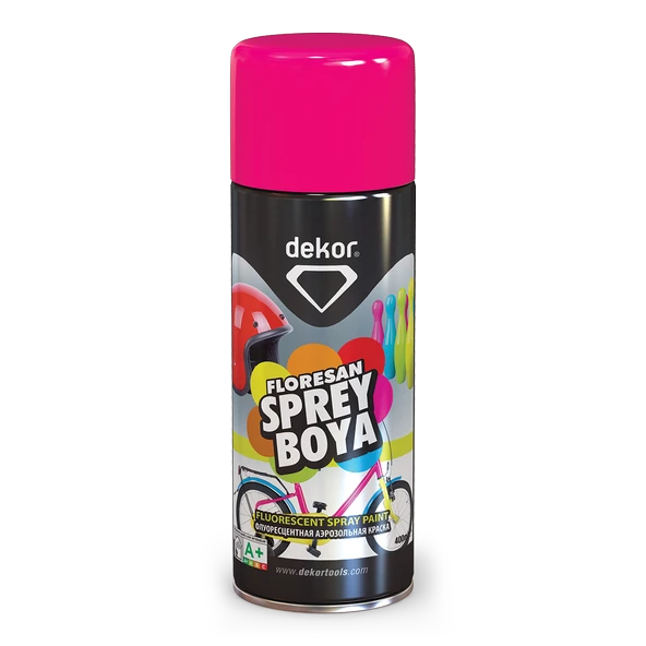 Dekor Sprey Boya Floresan Koyu Kırmızı ürün görseli