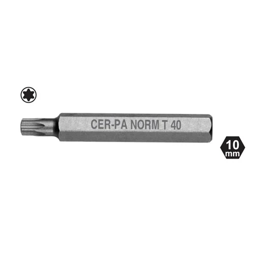 Cer-pa X-Plus H10 Torx Bits Ucu 75mm T45 - Resim 2