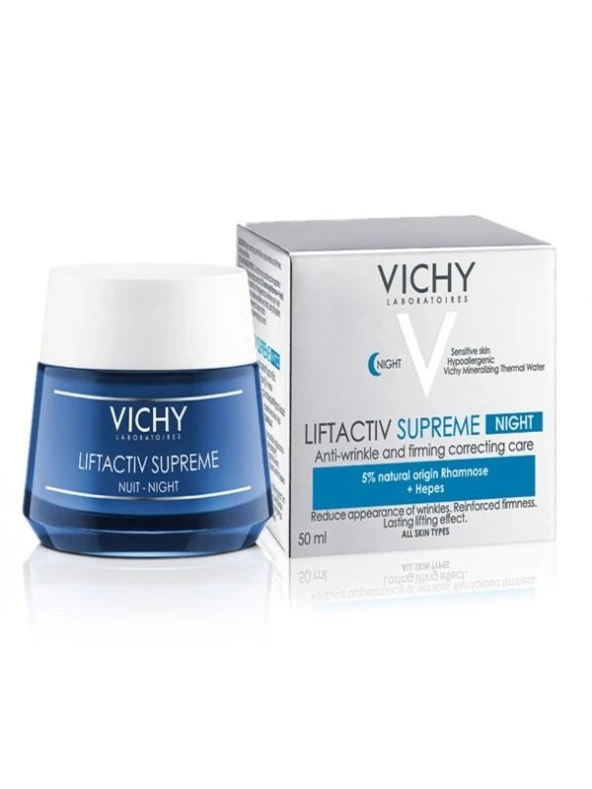 Vichy Liftactiv Supreme Night Kırışıklık Karşıtı Gece Bakım Kremi 50 ml