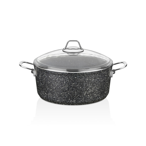 FALEZ BLACK LINE 24 CM DERİN TENCERE - 2