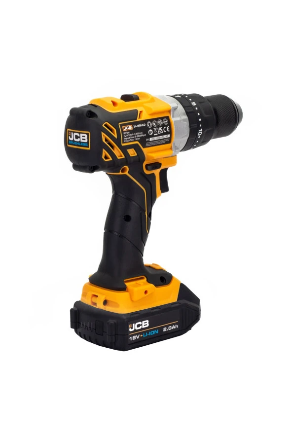 JCB 21-18BLCD Kömürsüz Çift Akülü Darbeli Matkap - 18 V - 2