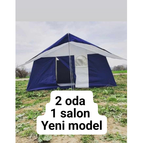 3 odalı kamp çadırı - 8