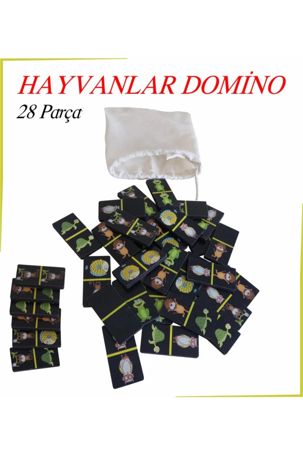 Hayvanlar Domino 28 Parça