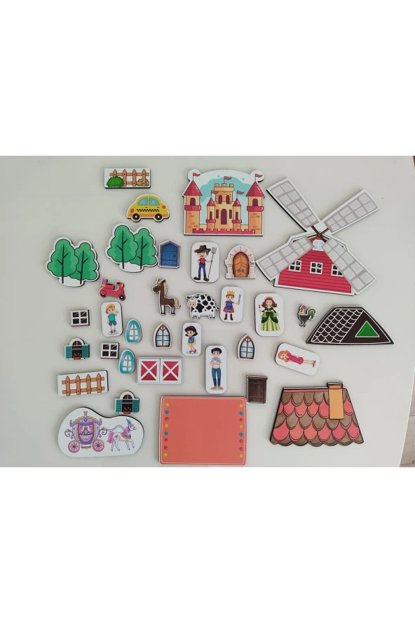 Hayal Dünyam 35 Parça Ahşap Yapboz Puzzle