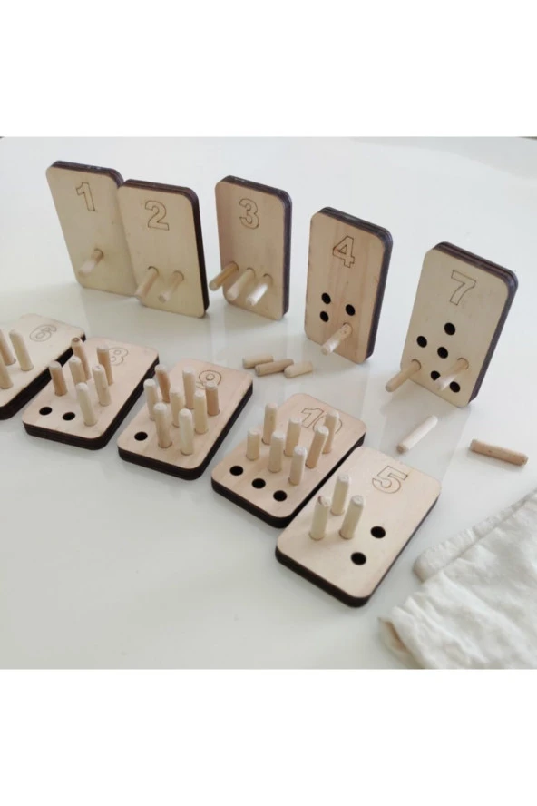 Montessori Pim Takmalı Sayı Ve Değerleri Öğrenme Seti - 1