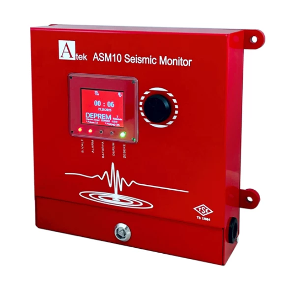 Atek ASM10 Sismik Deprem Sensörü, Rasathane Onaylı, Deprem Kaydı,TSE Belgeli - 3