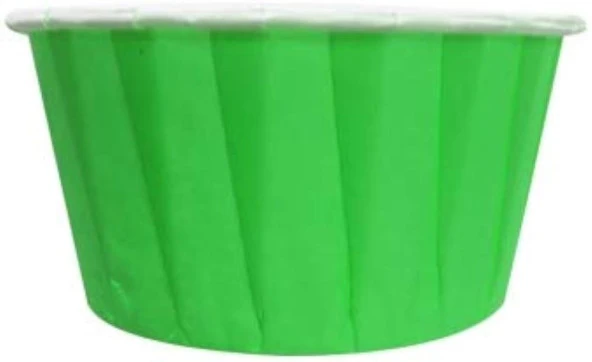 Dolphin Muffin Kağıt Karton Yeşil Cupcake Kek Kalıbı Kapsülü Kabı - 50 Adetlik 3 Paket - Resim 4