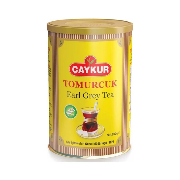 Çaykur Tomurcuk Earl Grey Çay 200 gr 3lü Teneke