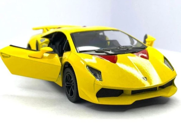 Kinsmart Lamborghini Sesto Elemento 1/38 Model Araba - Resim 2