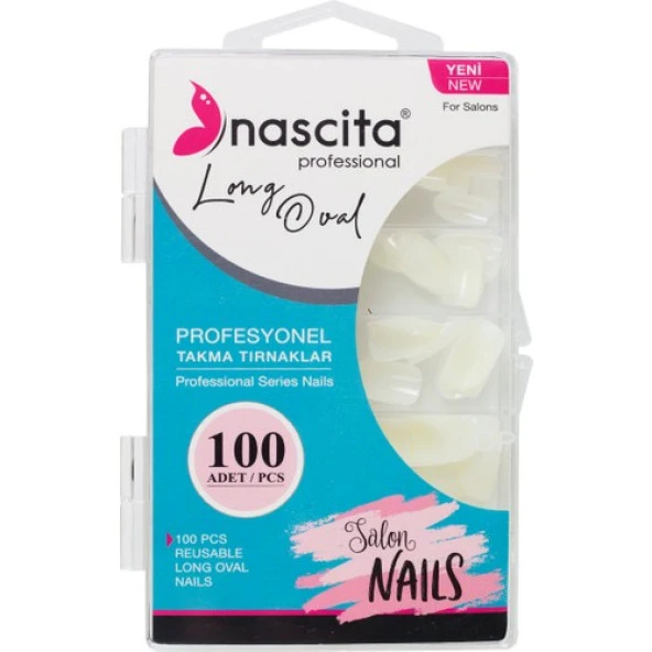 Nascita 100lü Kutulu Long Oval Takma Tırnak - 165