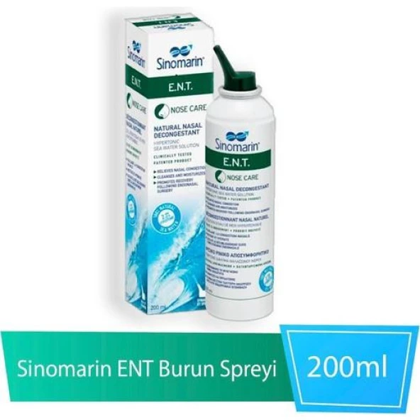 Sinomarin E.n.t. - Deniz Suyu Spreyi 200 Ml