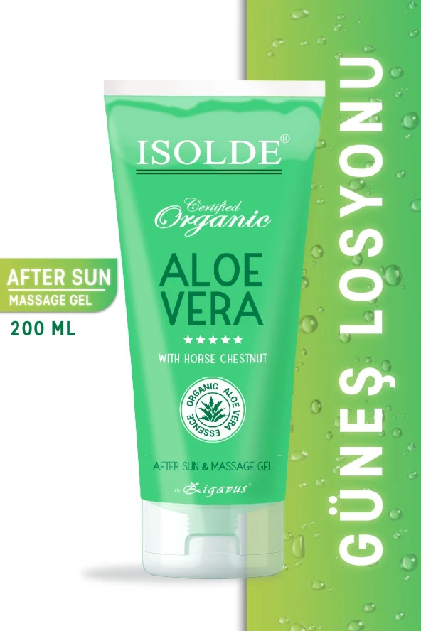 Isolde Aloe Vera Ice Jel 200 ml- Epilasyon sonrası ve Güneş Sonrası  Kullanım