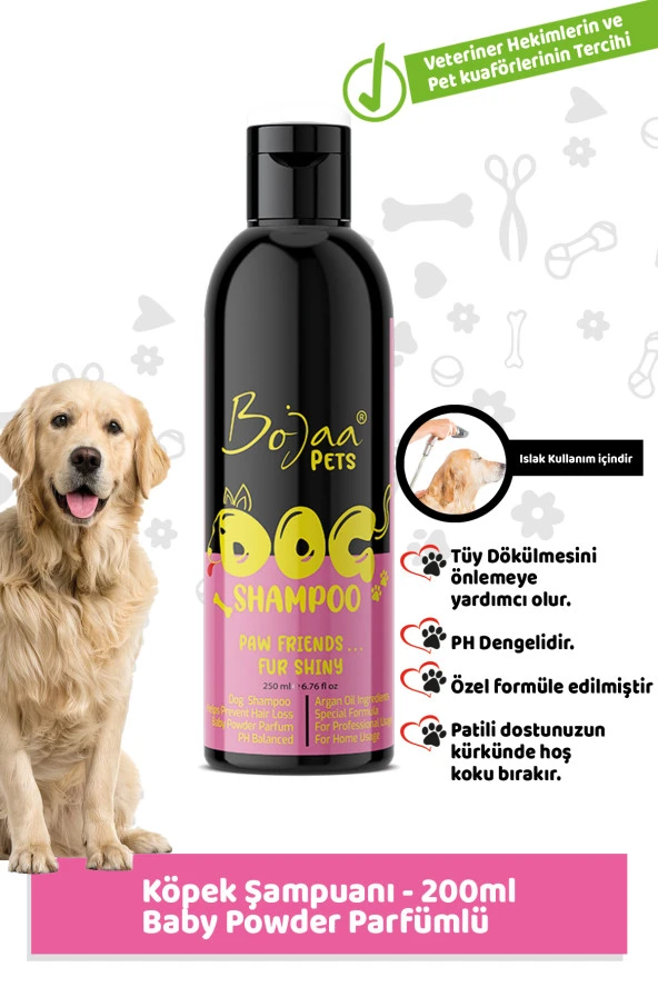 Köpek Şampuanı Powder Parfümlü