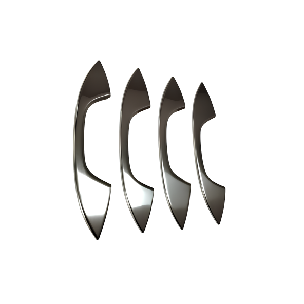 VW Caddy Krom Kapı Kolu 4 Kapı 2020+ Paslanmaz Çelik - Resim 5