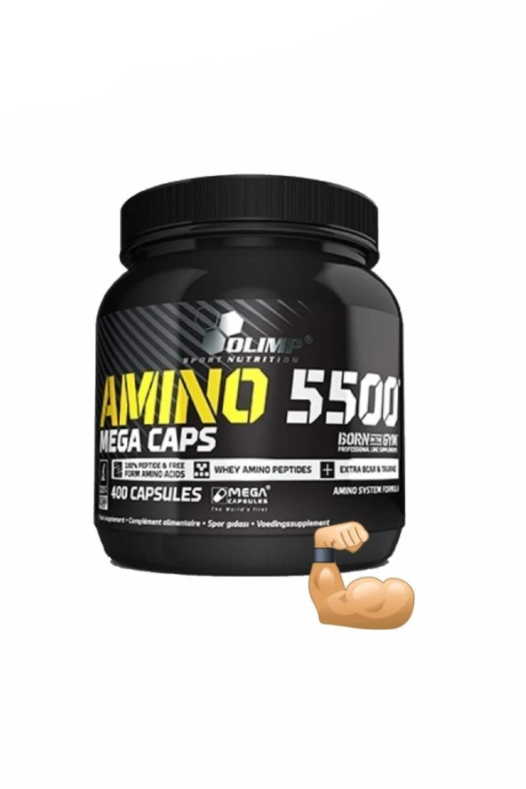 Amino 5.500 400 Kapsül Amino Protein Bcaa Glutamin Kas Güçlendirici