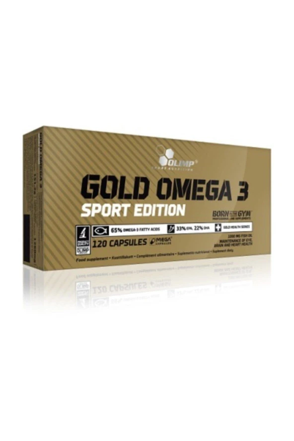 Gold Omega 3 Sport Edition 120 Kapsül