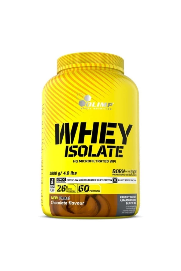 Whey Isolate Çikolata Aromalı Protein Tozu 1800 Gr