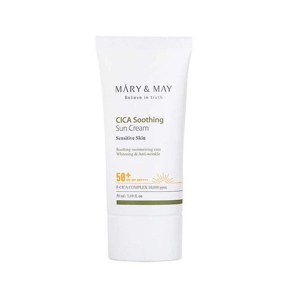 Mary and May Cica Soothing Yatıştırıcı Güneş Kremi SPF50+ 50ml ürün görseli
