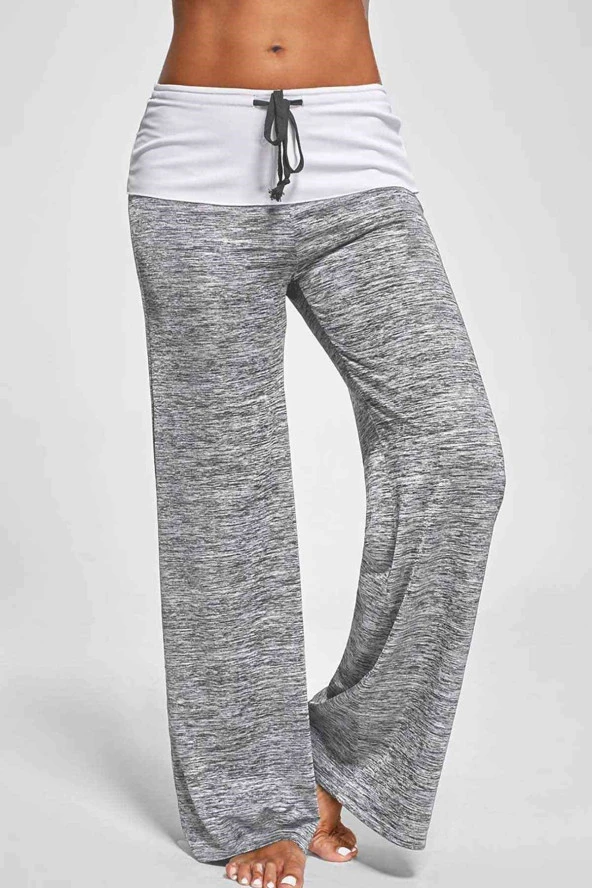Modalivin Gri Eşofman Pijama Alt