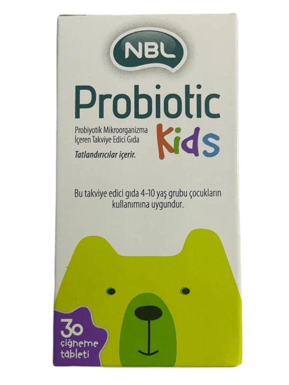 NBL Probiotic Kids 30 Çiğneme TABLET