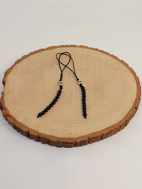 Shungite Taşı Elektromanyetik Frekans Koruyucu Minimal Telefon Aksesuarı İkili Set - Resim 5