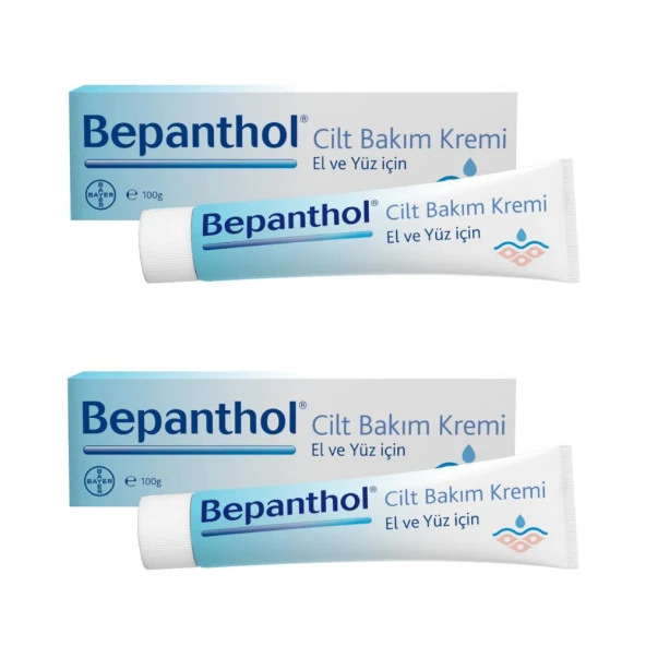 Bepanthol Cilt Bakım Kremi 100 Gr 2 Kutu