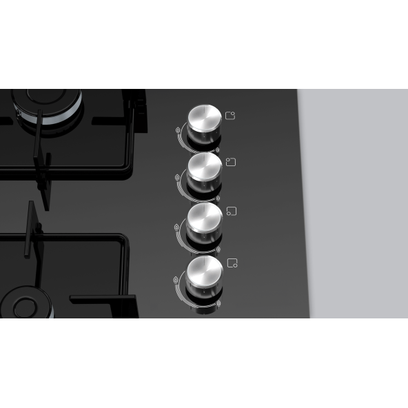 BOSCH POP7C6O12O ANKASTRE GAZLI CAM OCAK - 2