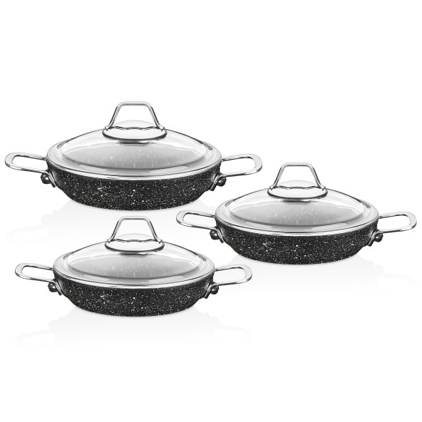 FALEZ BLACK LINE 6 PARÇA SAHAN SET - 2