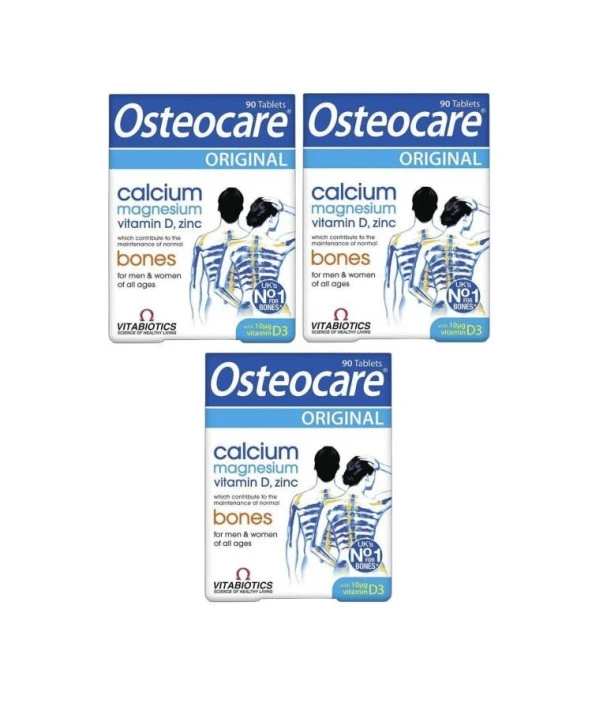 Vitabiotics Osteocare Orginal 90 Tablet x 3 Adet