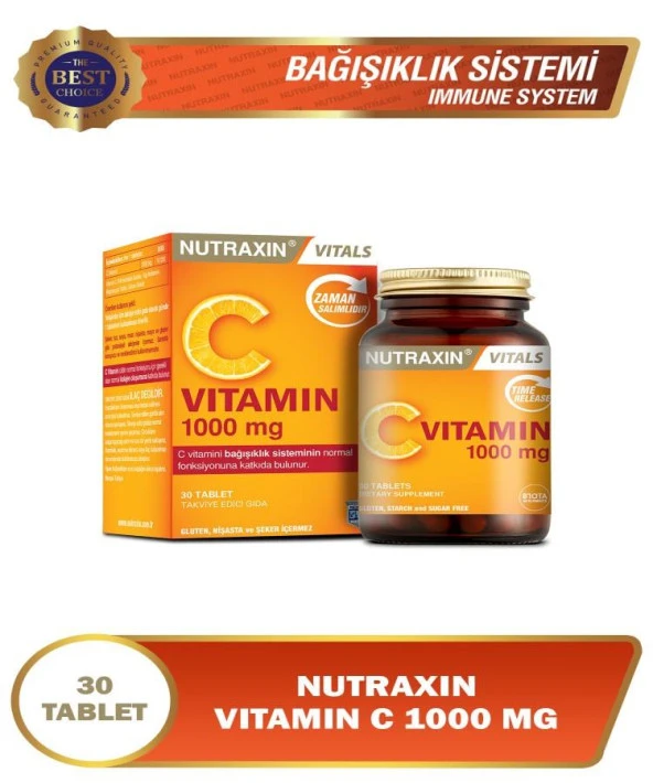 Nutraxin Vitamin C 1000 Mg 30 Tablet