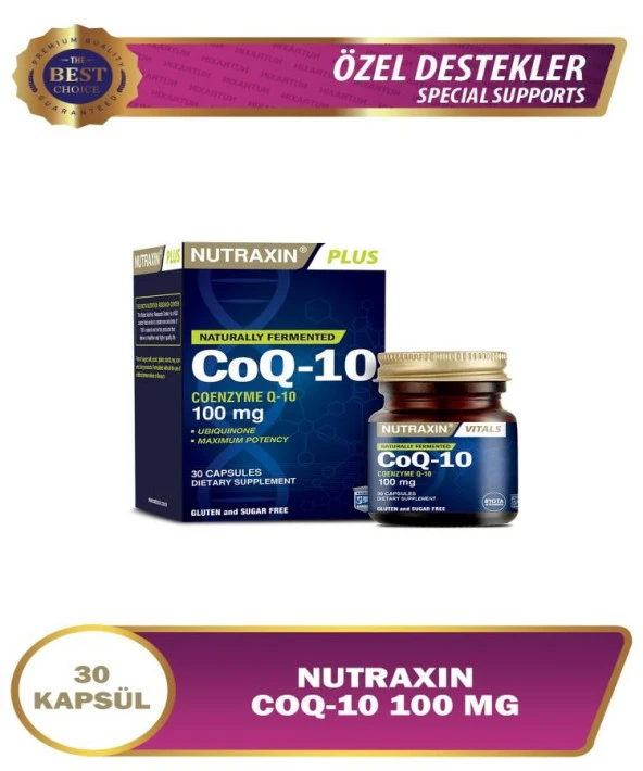 Nutraxin Koenzim Q10 30 Kapsül